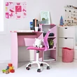 Kép 2/12 - DOMINO számítógép asztal szett pink