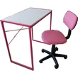 Kép 1/3 - Ifjúsági asztal + szék szett (pink)
