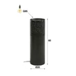 Kép 6/6 - CYLINDER GLOW állólámpa 1B 60cm