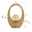Kép 6/6 - ARCH WOOD L asztali lámpa 1B
