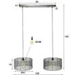 Kép 6/6 - STRINGSHADE függesztett lámpa 2B