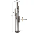 Kép 5/5 - TUBE MESH allólámpa 5B