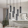 Kép 2/5 - TUBE MESH függesztett lámpa 5+4B