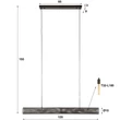 Kép 4/4 - TUBE MESH függesztett lámpa 4B