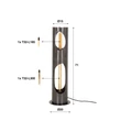 Kép 6/6 - ORGANIC CYLINDER állólámpa 2B