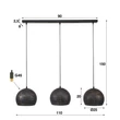 Kép 4/4 - PUNCH ORB függesztett lámpa 3B
