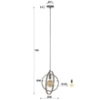 Kép 4/4 - TURN AROUND függesztett lámpa 1B bézs
