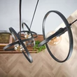 Kép 4/6 - TURN AROUND többszintes függesztett lámpa 3B faszén