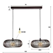 Kép 4/4 - COPPER TWIST függesztett lámpa 2B