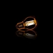 Kép 2/3 - LED izzó G45 4,5 cm borostyán