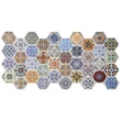 Kép 1/2 - Dekor PVC falpanel Patchwork mintás