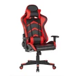 Kép 1/3 - Gamer szék Indianapolis fekete-piros