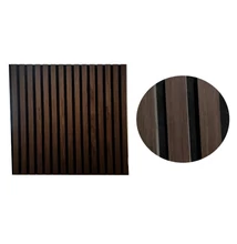 Akusztikus falpanel falra és mennyezetre 60x60 cm fekete Dió