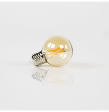 LED izzó G60 6 cm borostyán
