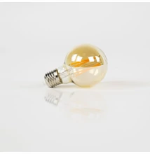 LED izzó G70 7 cm borostyán