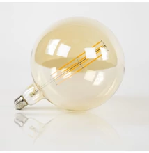 LED izzó G200 20 cm borostyán