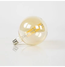 LED izzó G150 15 cm borostyán