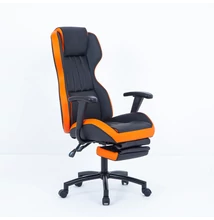 US 77 Kronos prémium vezetői forgószék fekete-narancs