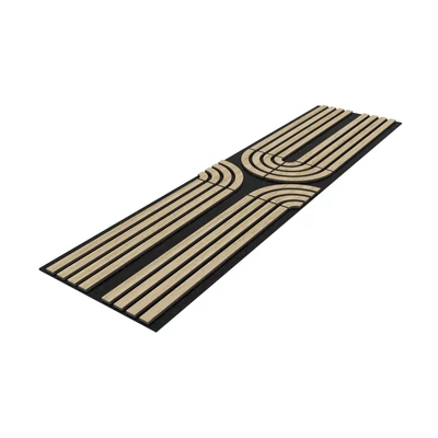 Art Deco akusztikus falpanel falra és mennyezetre tölgy