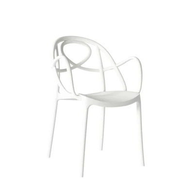 ETOILE P műanyag karfás szék P101 fehér ETOILE P műanyag karfás szék P101 fehér
