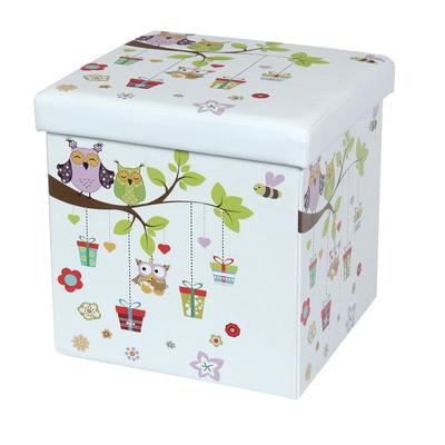 Design tárolós ülőke 38x38 Bagoly