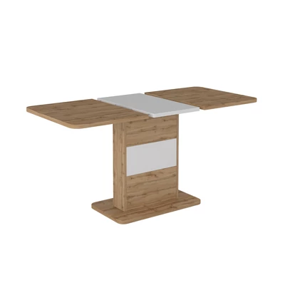Smart bővíthető asztal Wotan tölgy - fehér
