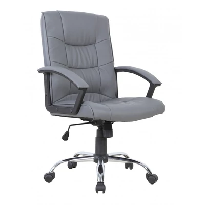 US 02 irodai forgószék krómlábas szürke