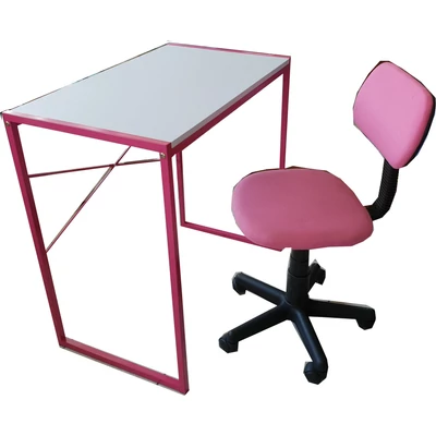 Ifjúsági asztal + szék szett (pink)