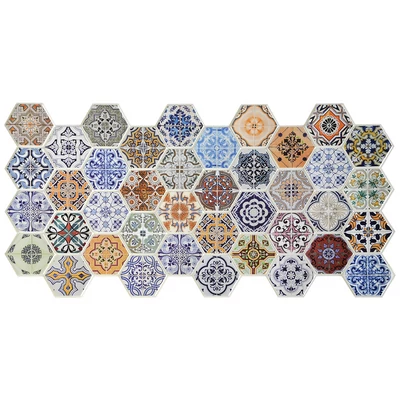 Dekor PVC falpanel Patchwork mintás