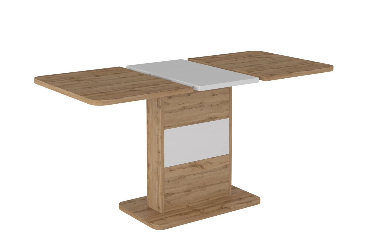Smart bővíthető asztal Wotan tölgy - fehér