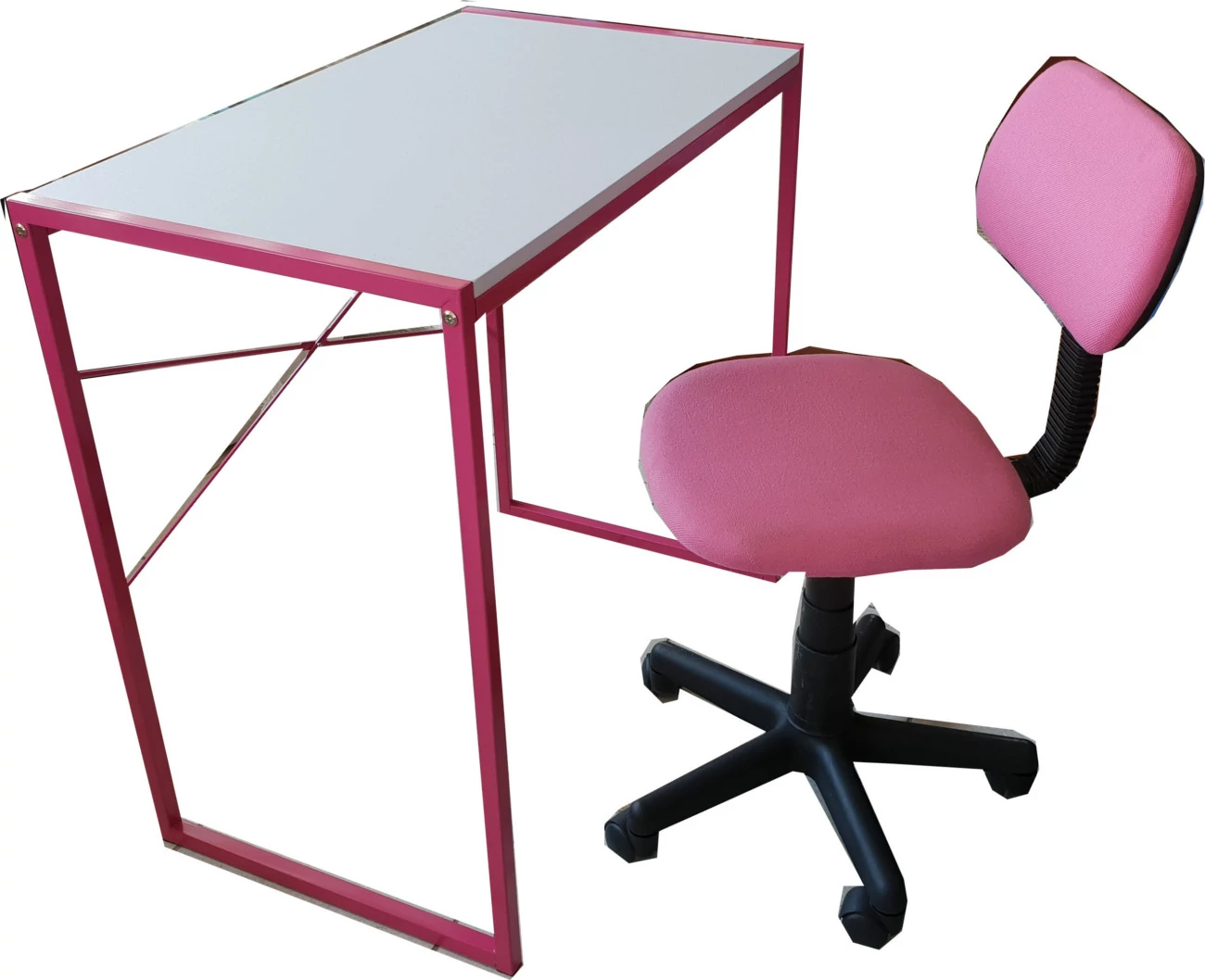 Ifjúsági asztal + szék szett (pink)