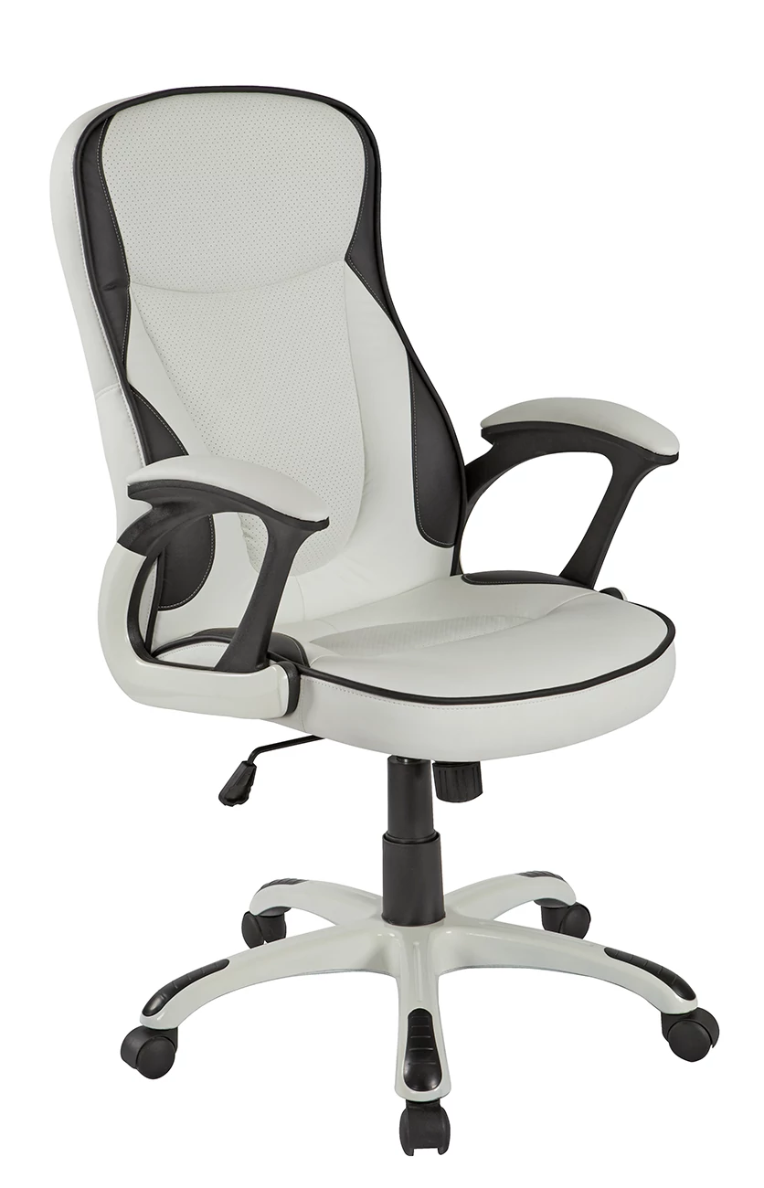 US 25 Reno vezetői forgószék fehér-fekete