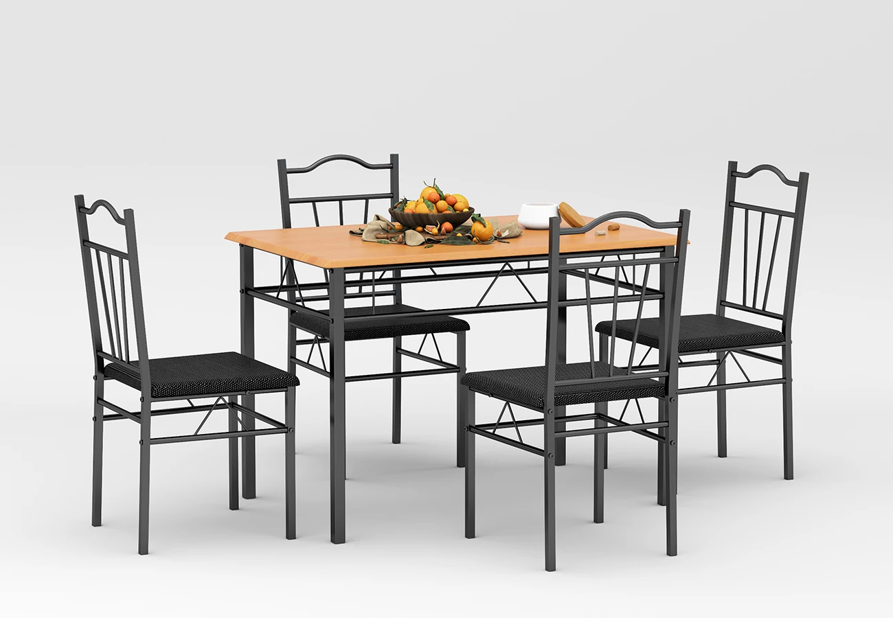 Renáta étkezőgarnitúra 5 részes natúr